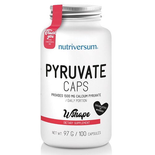 Nutriversum Wshape Pyruvate, 100 Capsules